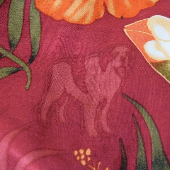 Big Dogs Hawaiian Shirt Men Martini Glass Hula Girl 100% Rayon Maroon Size 3X - Picture 9 of 9